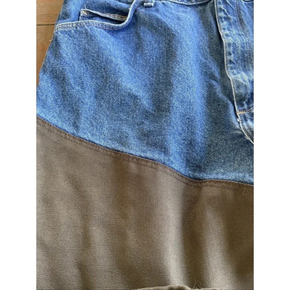 Wrangler Premium Gear Jeans Mens 40 X 34 Canvas Brush Guard Hunting Outdoors